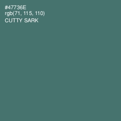 #47736E - Cutty Sark Color Image